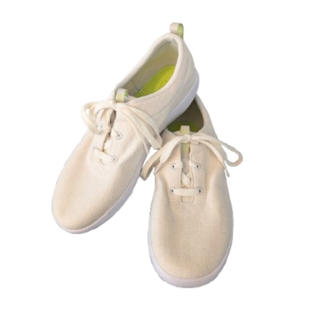 Rackle Shoes Alex White Unbleached Hemp Athletic Size 9